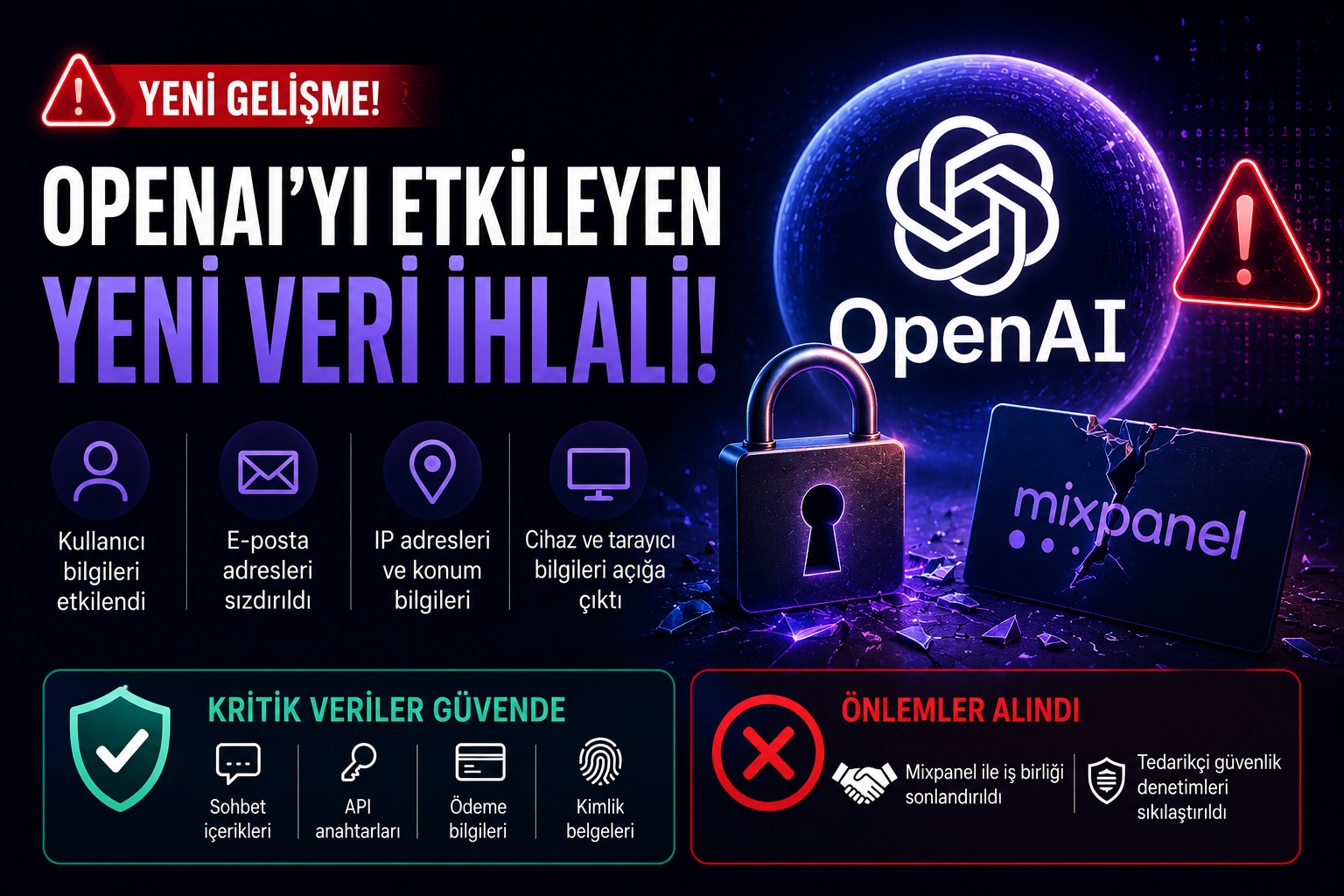 OpenAI, Veri Sızıntısını Kabul Etti: Milyonlarca API Kullanıcısı Risk Altında mıydı?